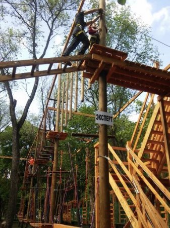 Верёвочный парк на 44 квартале